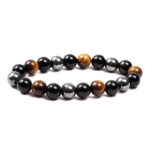 Triple Protection Bracelet - Tiger’s Eye, Obsidian, Hematite