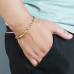 Tibetan Copper Bead Tassel Bracelet – Spiritual Protection & Blessing