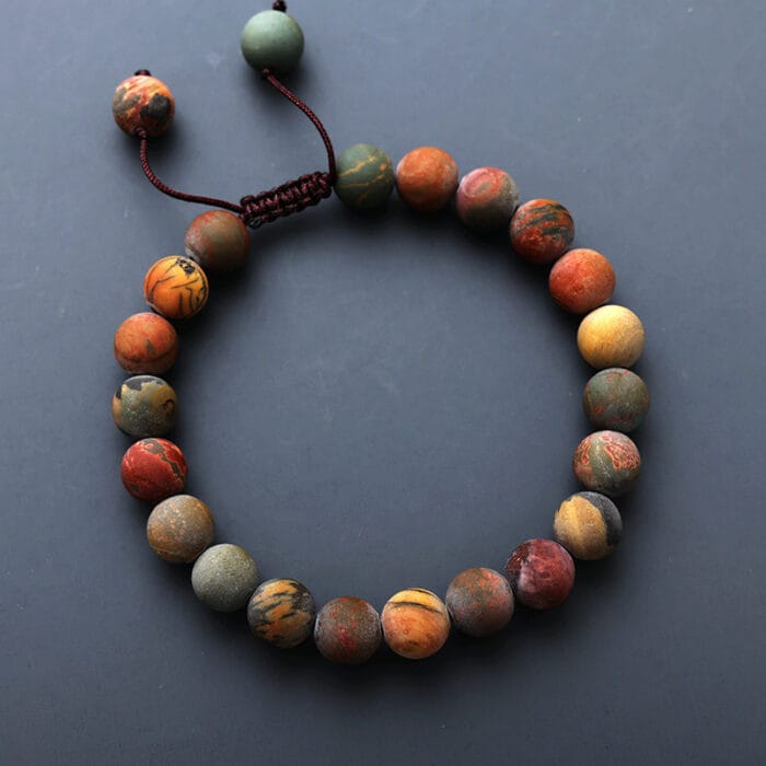 Tiger’s Eye & Turquoise 108 Mala Beads Necklace – Protection, Clarity & Healing