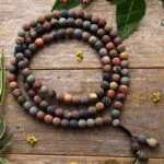 Tiger’s Eye & Turquoise 108 Mala Beads Necklace – Protection, Clarity & Healing