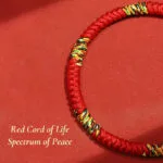 Tibetan Vajra Knot Bracelet – Handwoven Protection & Blessing Cord