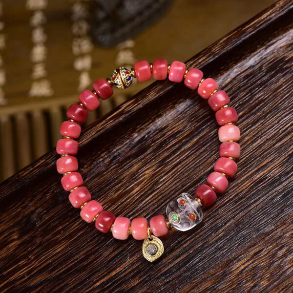sohvara full blood camel bone buddist bracelet