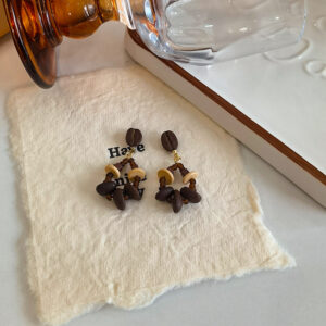 Sohvara Original Artisan Coffee Bean Cluster Earrings