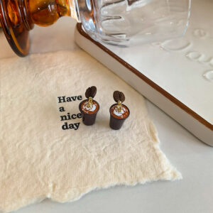 Sohvara Original Coffee Bean & Caramel Macchiato Earrings